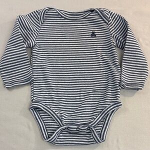 GAP - Striped Blue and White Kids One Piece/Onesie top